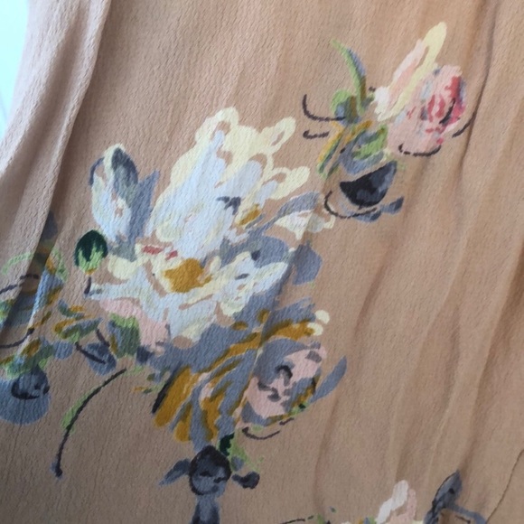 ASOS ruffle floral long shirt top - Picture 5 of 8